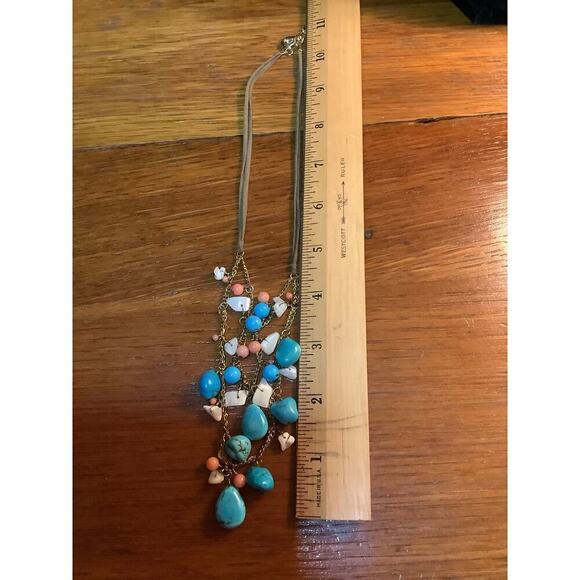 Layered Stone Accent Necklace - Picture 3 of 3